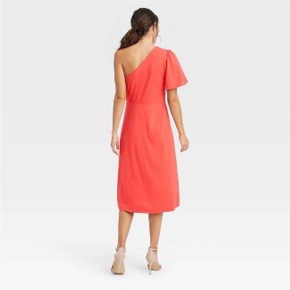 + WHOWHATWEAR + Midi One Shoulder Dress - Picture 2 of 5